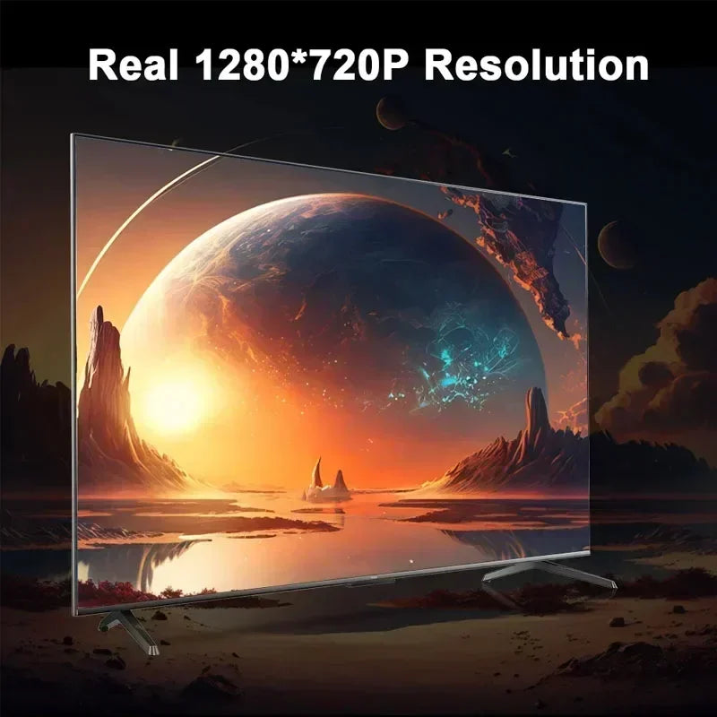 Projetor 2024 New 4K Android 11 Dual Wifi6 200 ANSI Allwinner H713 BT5.0 1080P 1280*720P Home Cinema Outdoor portable Projetor