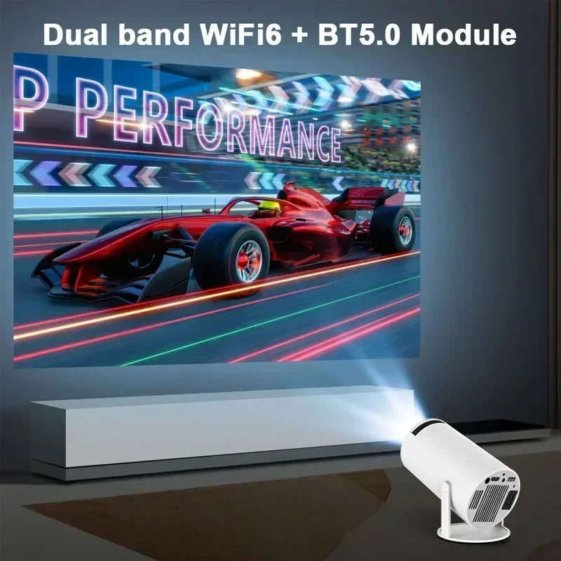 Projetor 2024 New 4K Android 11 Dual Wifi6 200 ANSI Allwinner H713 BT5.0 1080P 1280*720P Home Cinema Outdoor portable Projetor